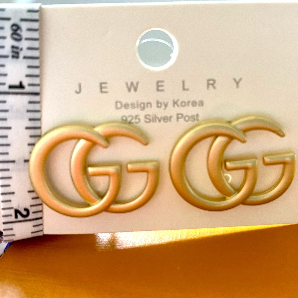 New Designer inspired gold earrings